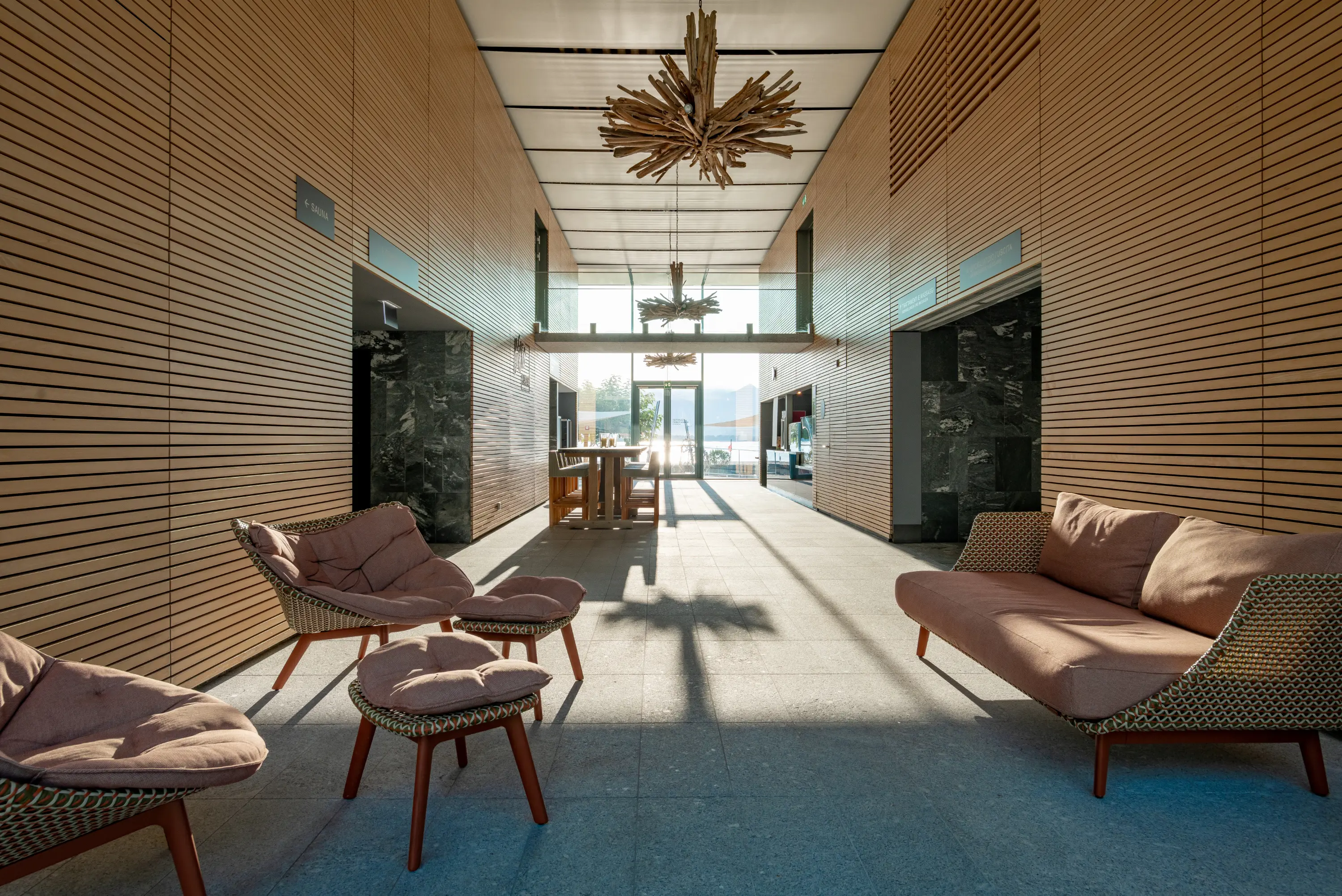 Ruhebereich im Termali Salini & Spa Locarno