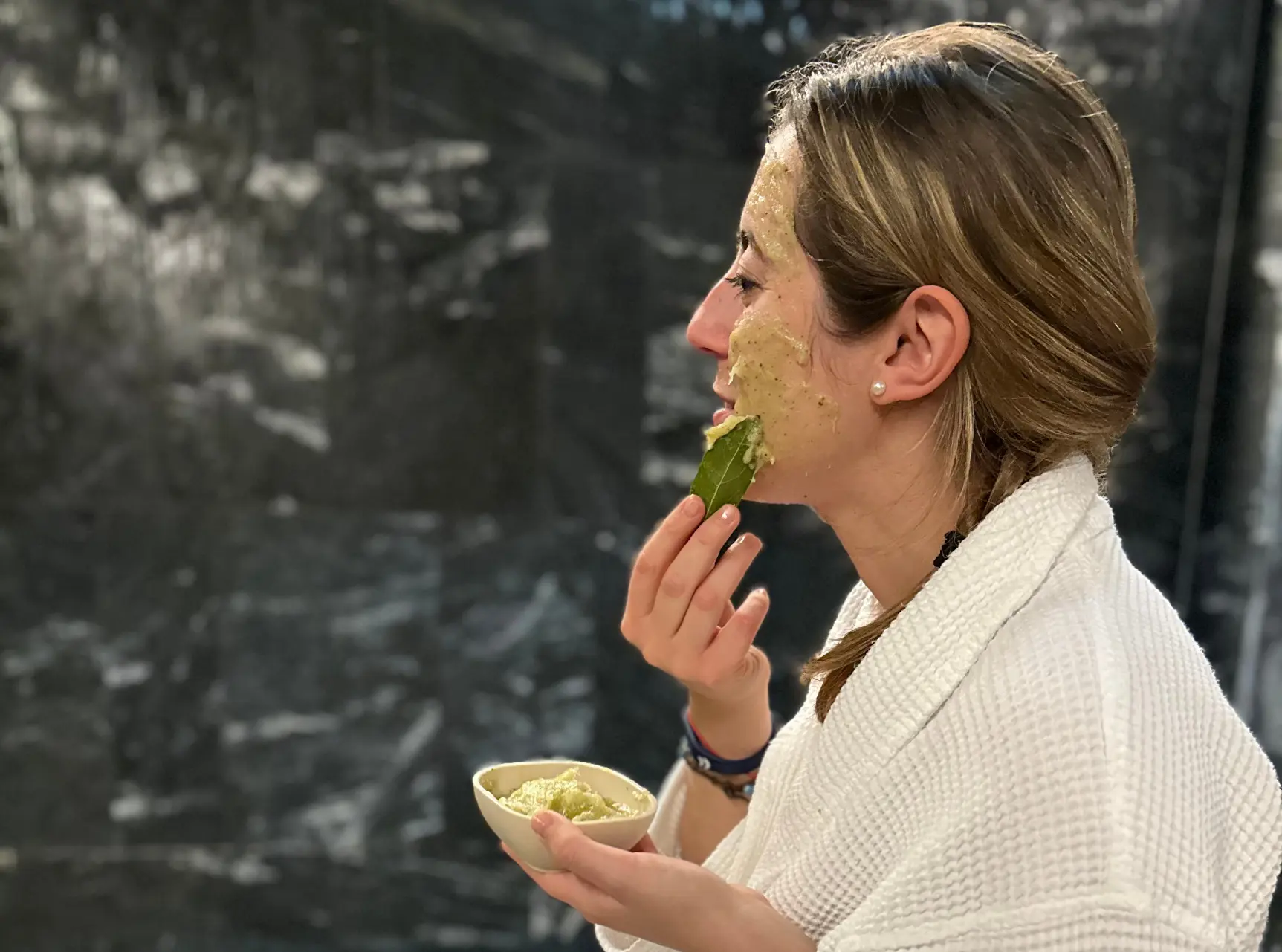 Natürliches DIY-Gesichtspeeling