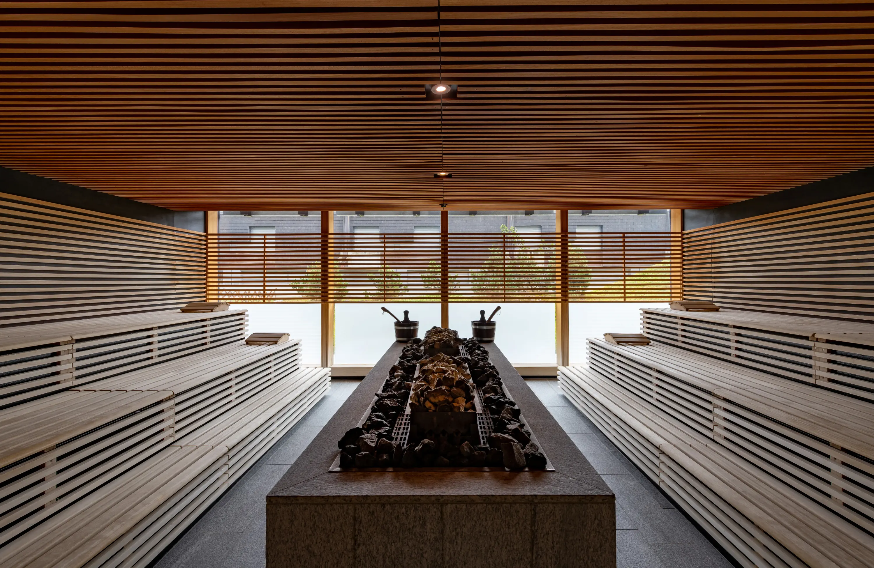 Finnische Kräutersauna