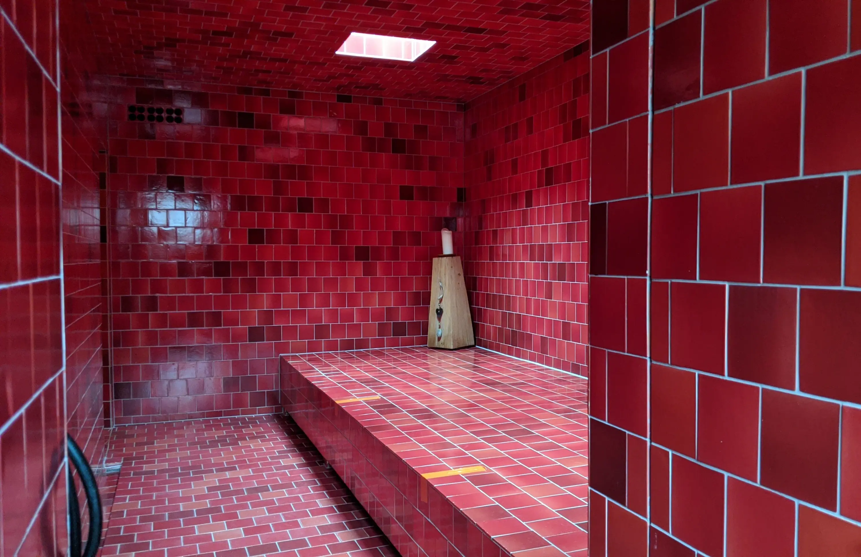 Heiss-Dampfbad im Baderitual