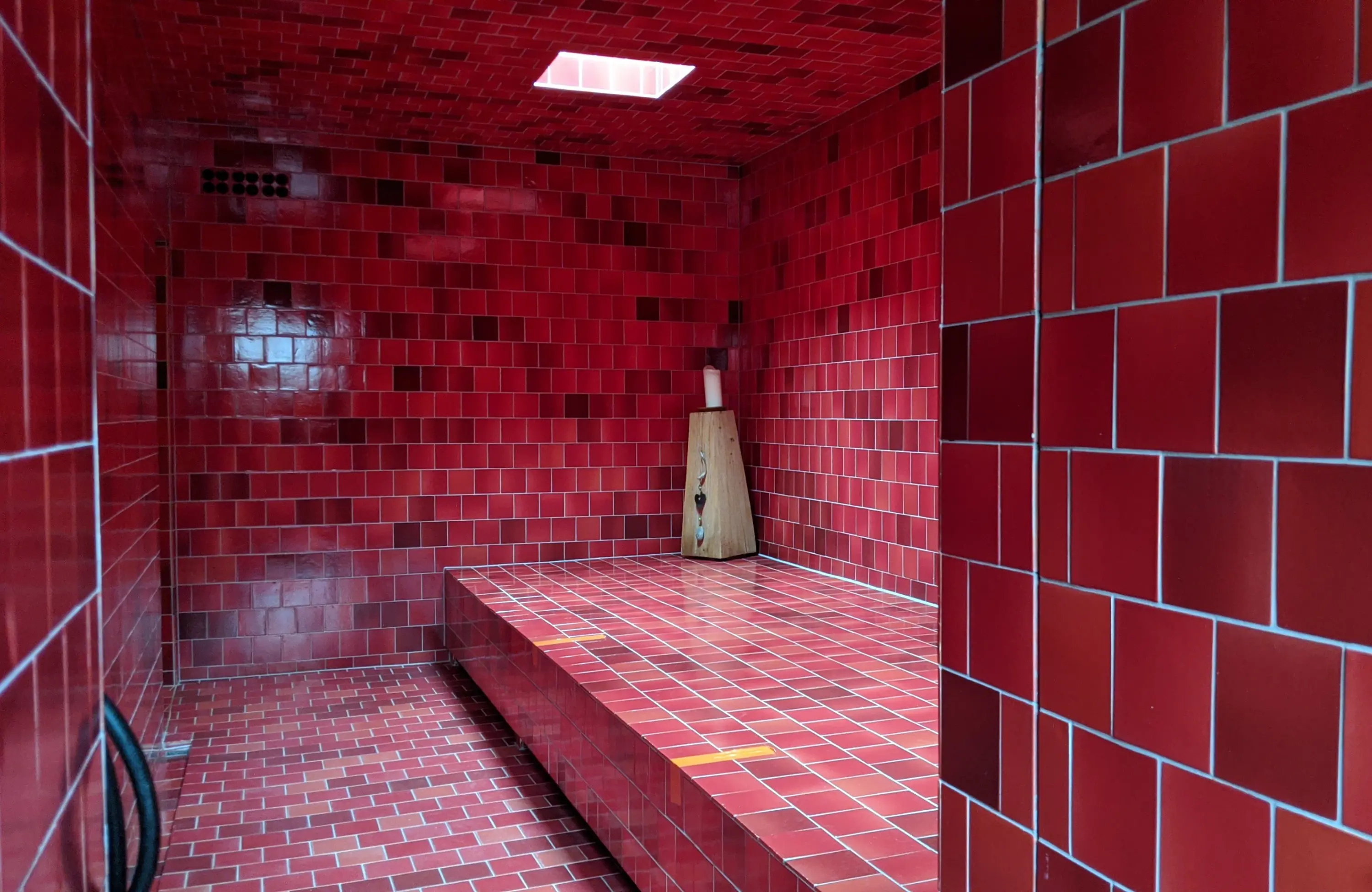 Heiss-Dampfbad im Baderitual