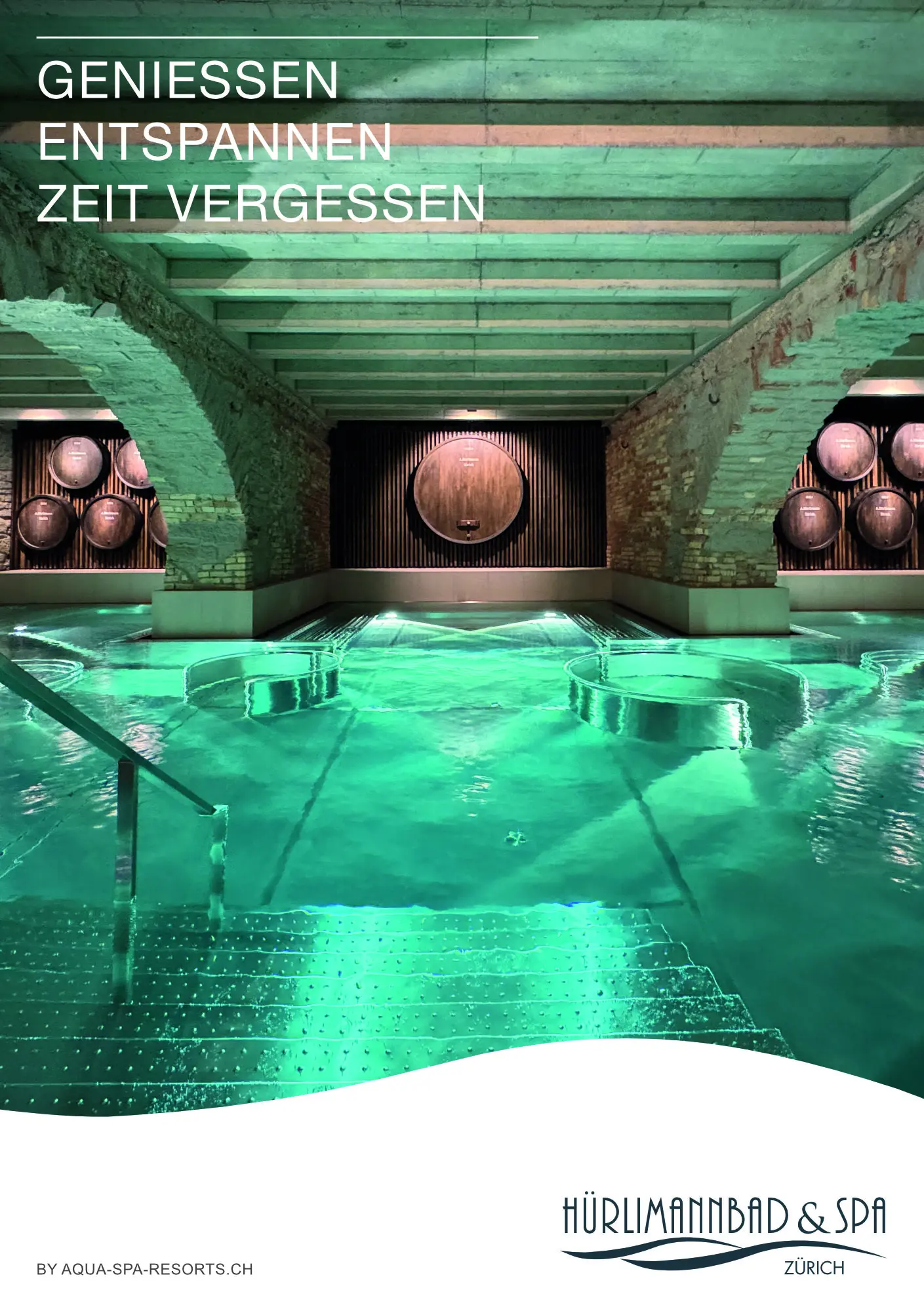 Broschüre Hürlimannbad & Spa Zürich