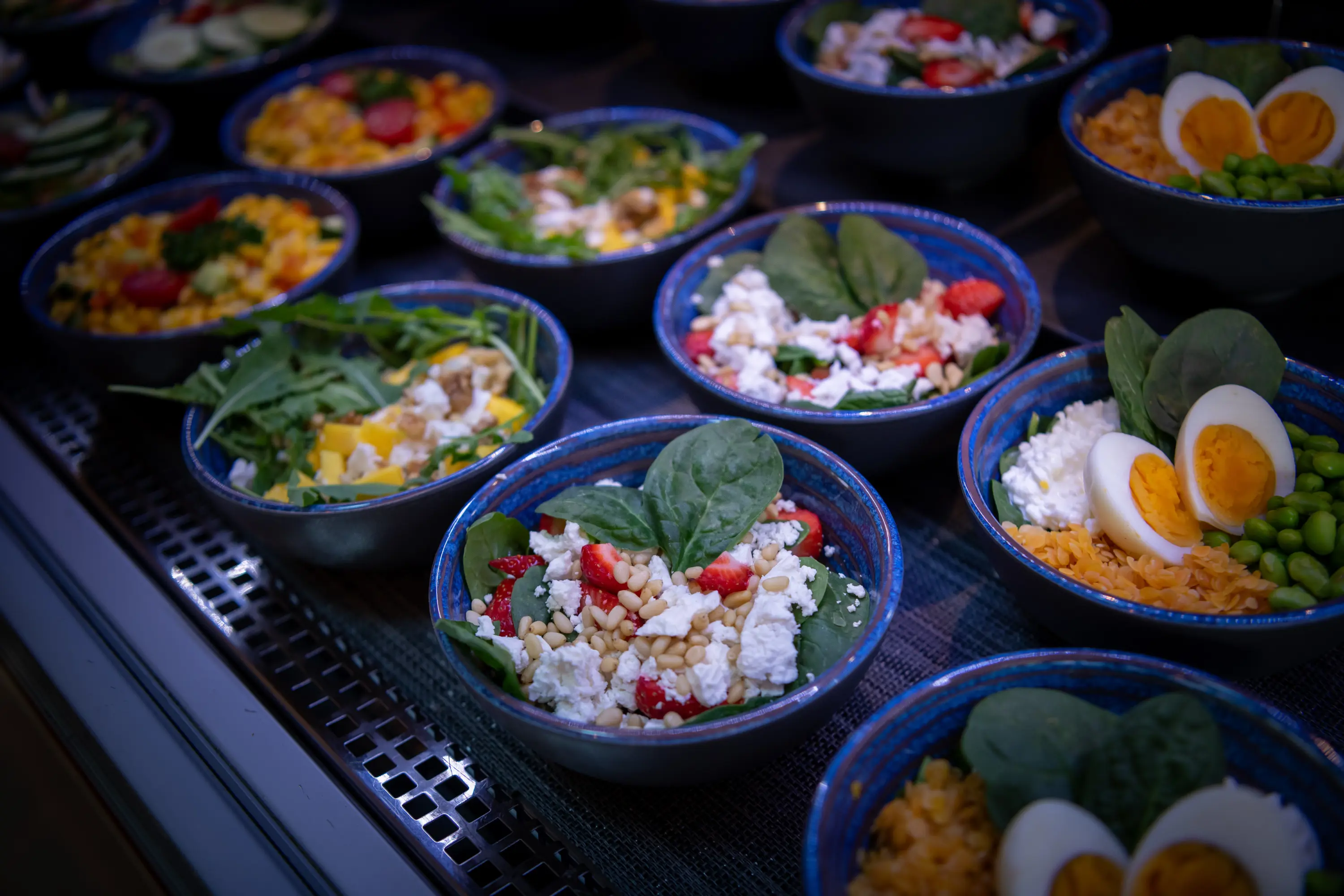 Hürlimannbad Bistro frisch zubereitete Salate