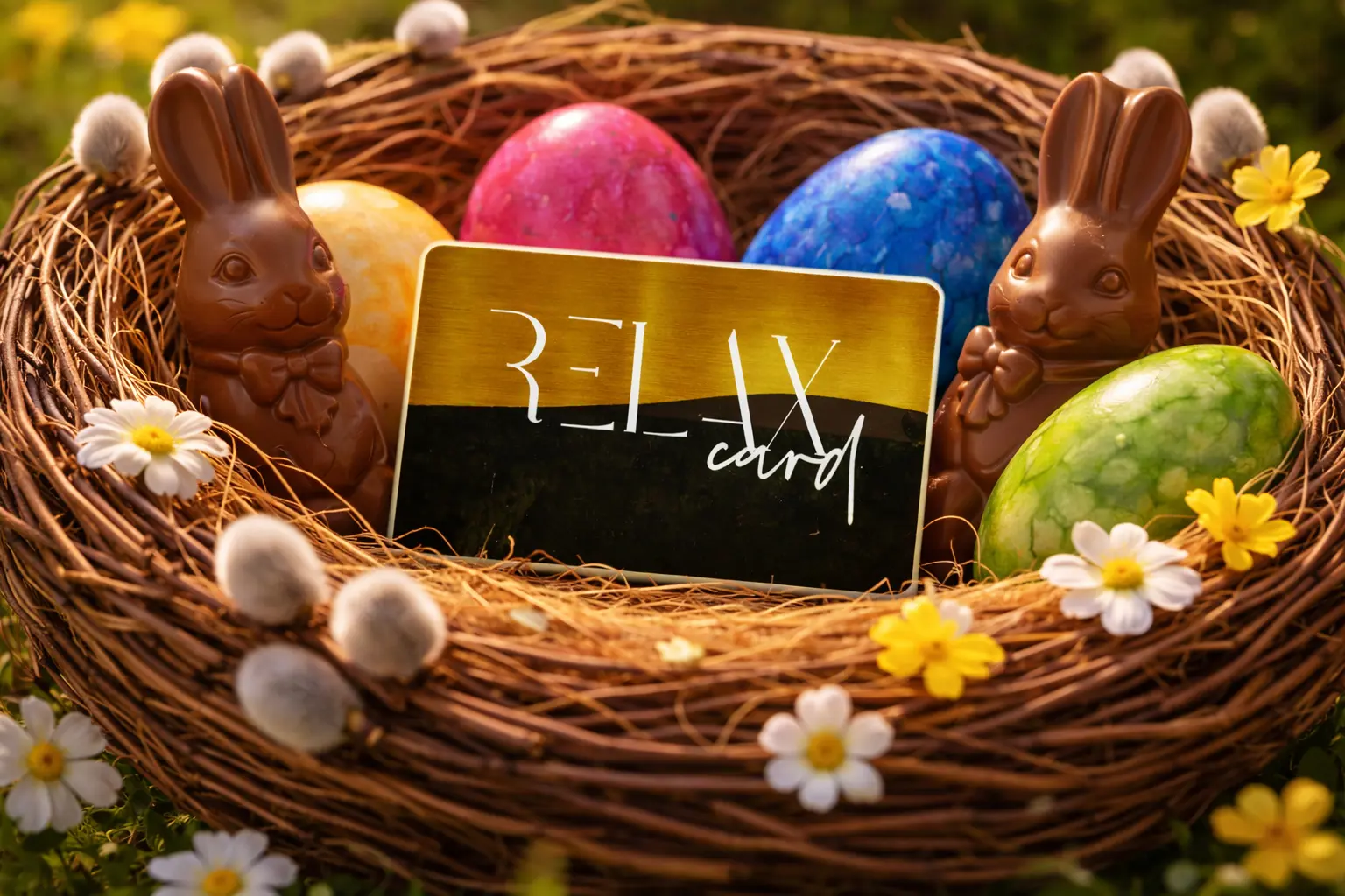 Oster-Gewinnspiel gewinne eine Relax Card