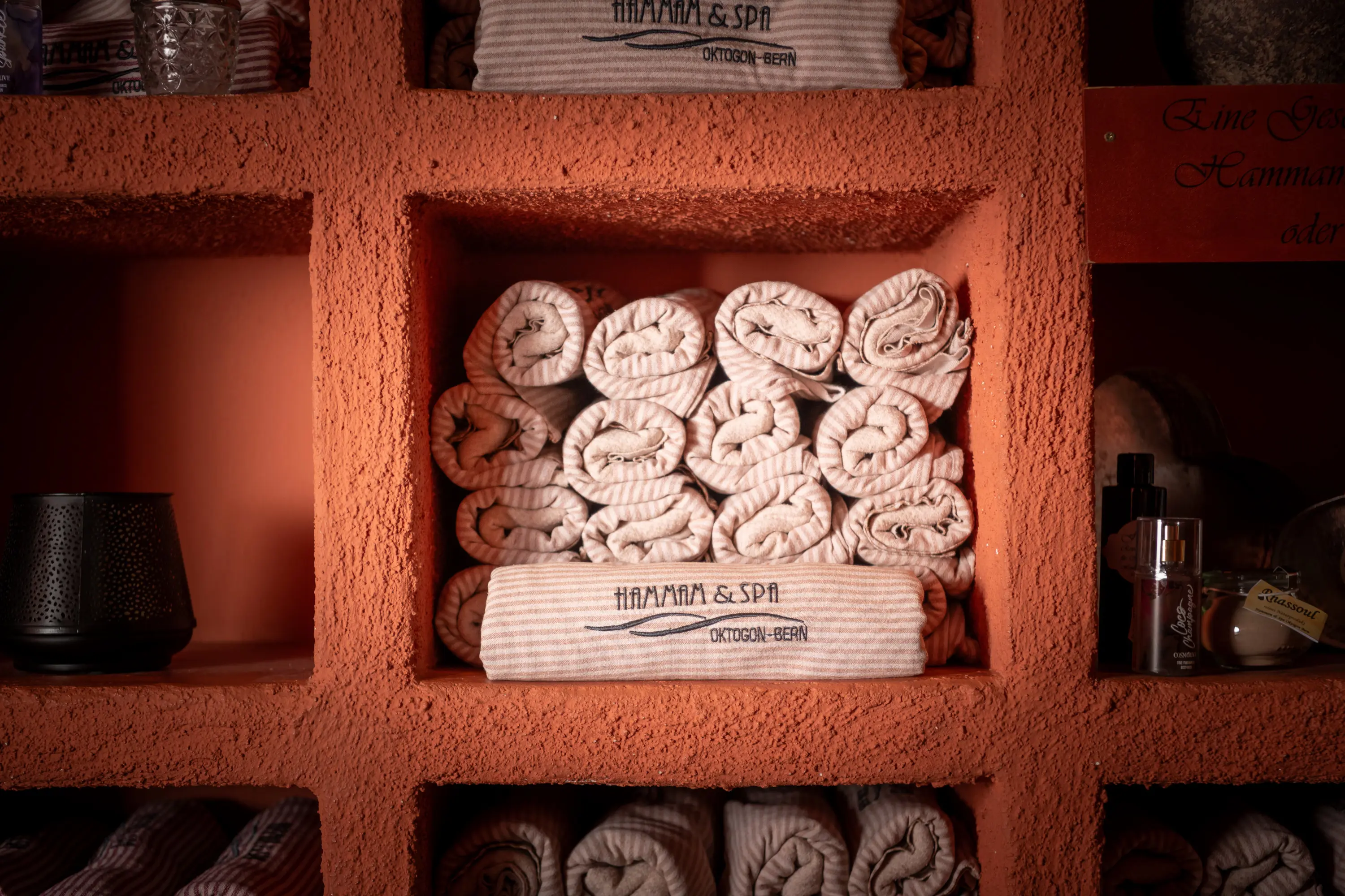 Leichte Pestemaltücher aus Baumwolle – traditionell im orientalischen Hammam.