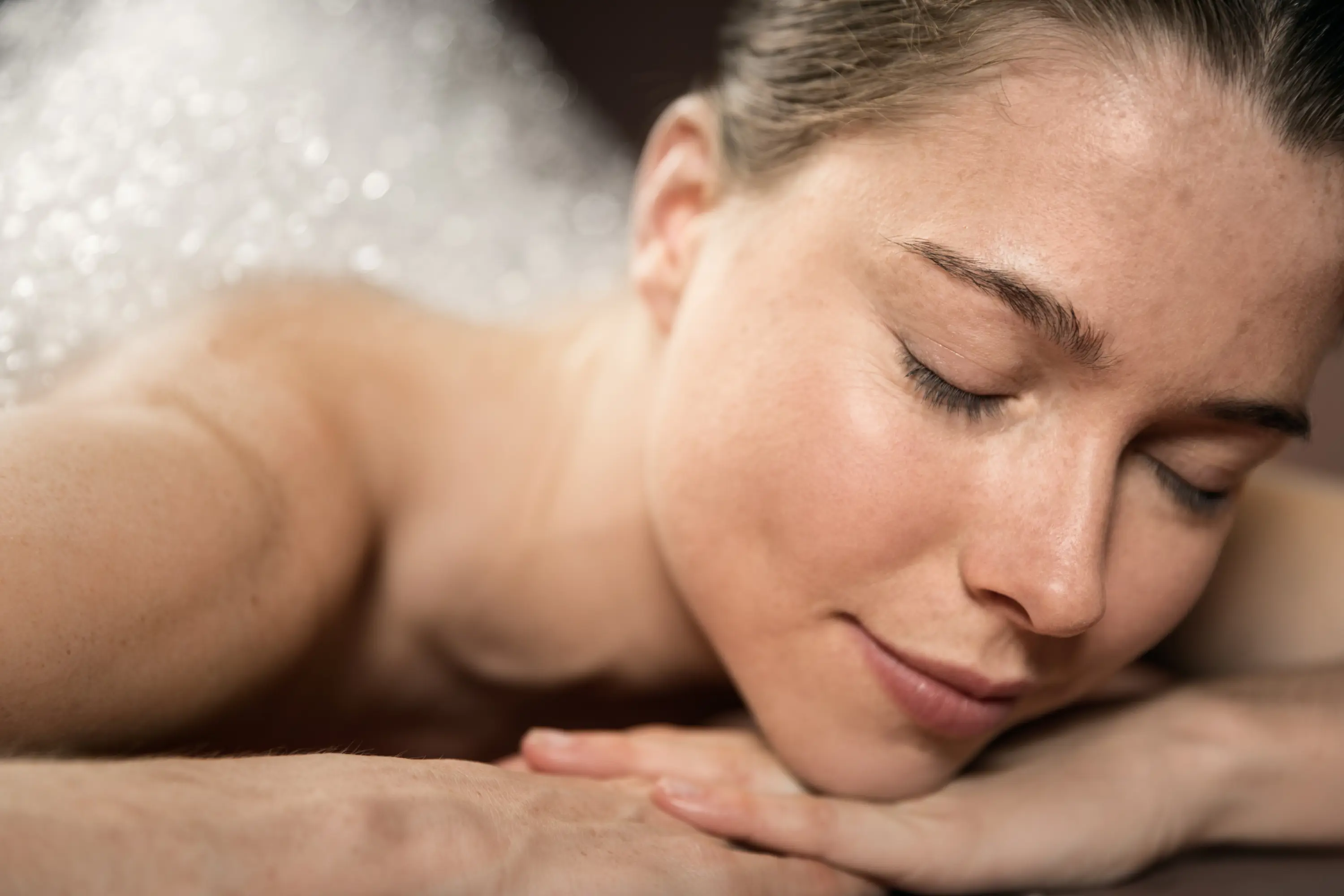 Traditionelle Hammam-Seifenschaum-Massage