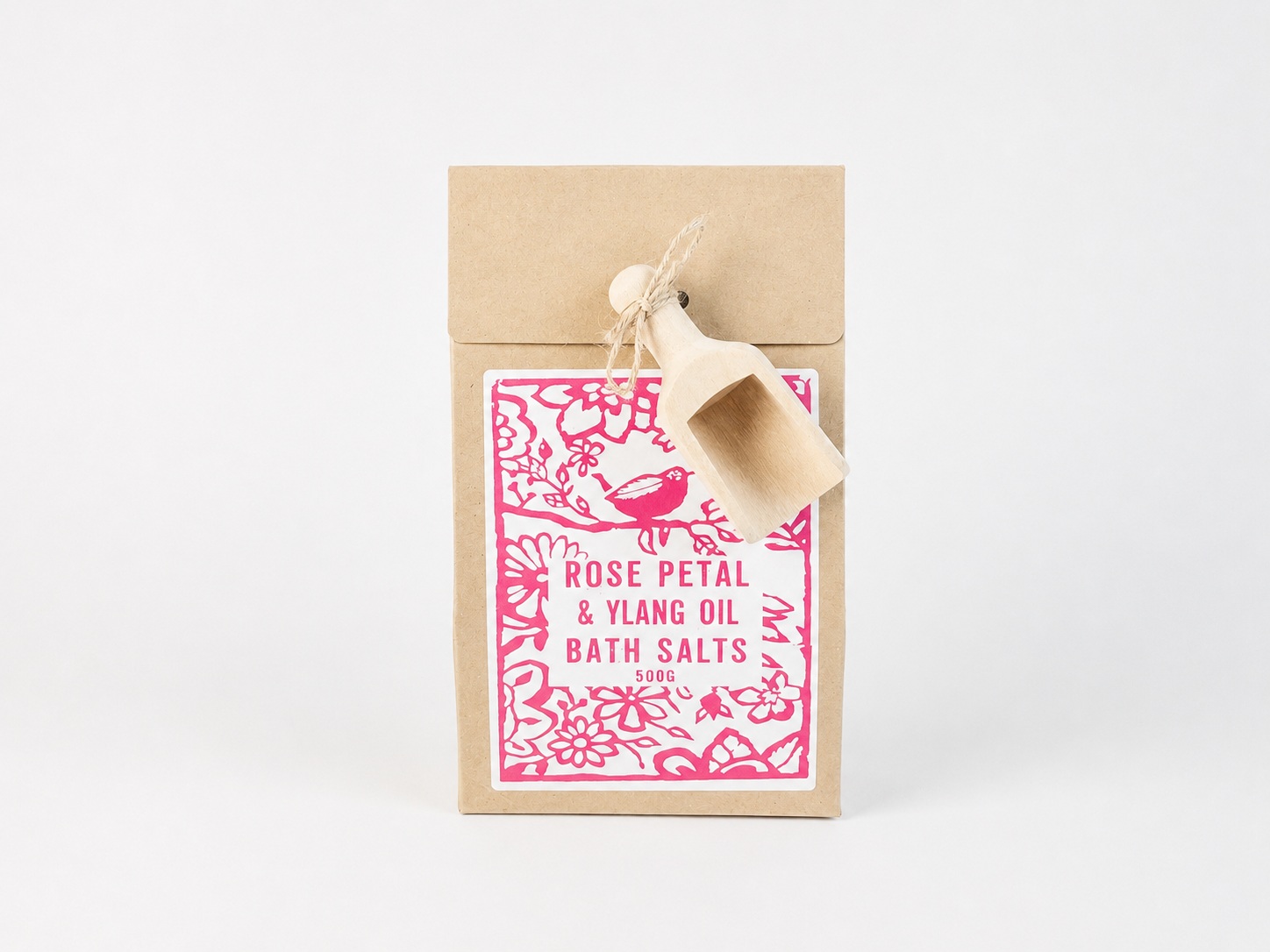 Bath Salt Ylang Ylang Oil & Rose Himalaya
